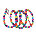 Bird Standing Rope Flexible Colorful Swing Cage Hanging Chewing Climbing Toys Supplies