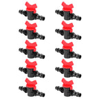 10PCS 1/2 Hose Irrigation Fittings Barbed in Line Valve Garden Irrigation Connector