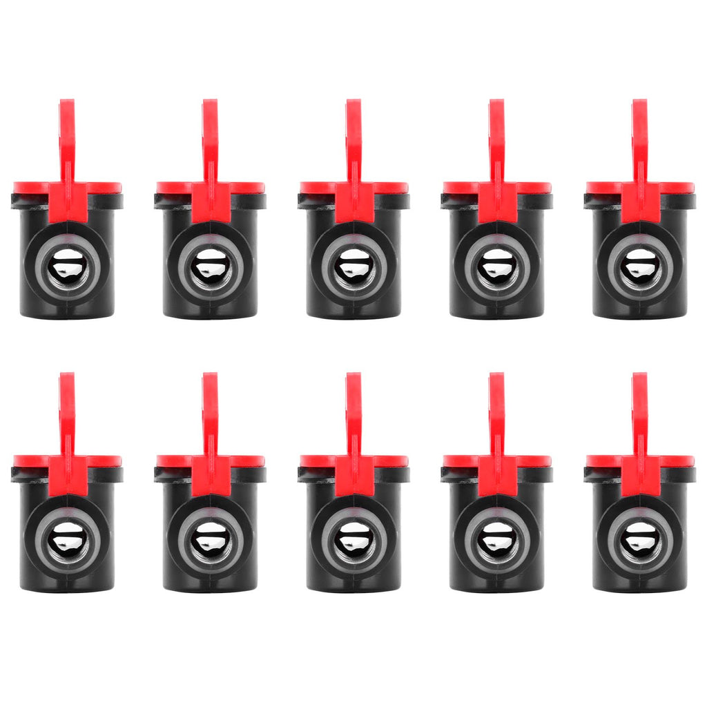 10PCS 1/2 Hose Irrigation Fittings Barbed in Line Valve Garden Irrigation Connector
