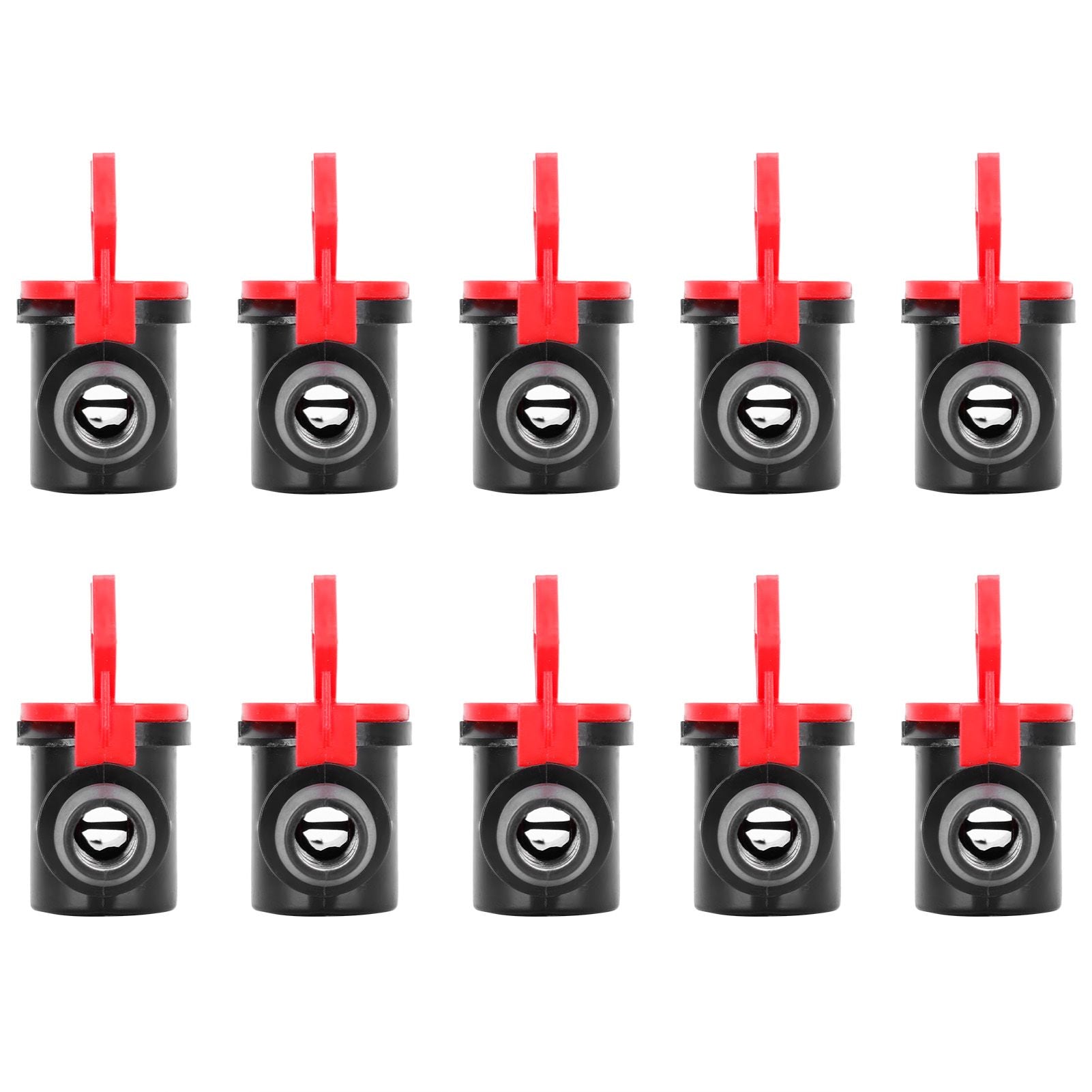 10PCS 1/2 Hose Irrigation Fittings Barbed in Line Valve Garden Irrigation Connector