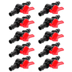 10PCS 1/2 Hose Irrigation Fittings Barbed in Line Valve Garden Irrigation Connector