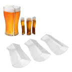 3-in-1 Cup Multifunction Acrylic Beer Liquor Divider Cup for Holiday Birthday Party