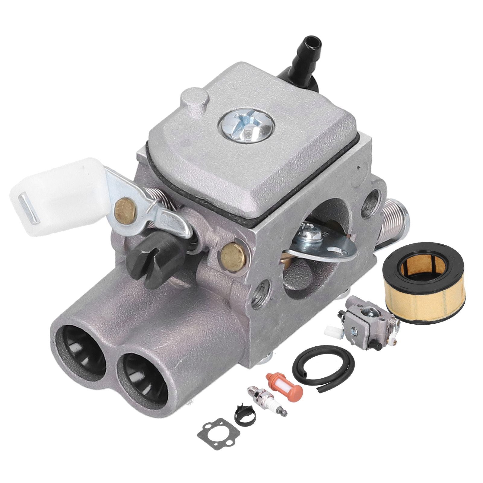 Carburetor Air Filter Fuel Filter Fuel Line Ignition Plug Kit Fit for Stihl MS251 MS251C