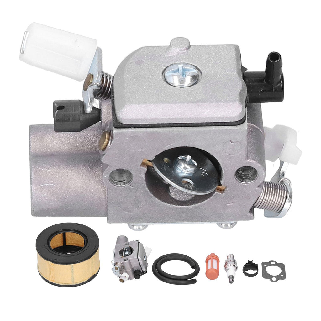 Carburetor Air Filter Fuel Filter Fuel Line Ignition Plug Kit Fit for Stihl MS251 MS251C