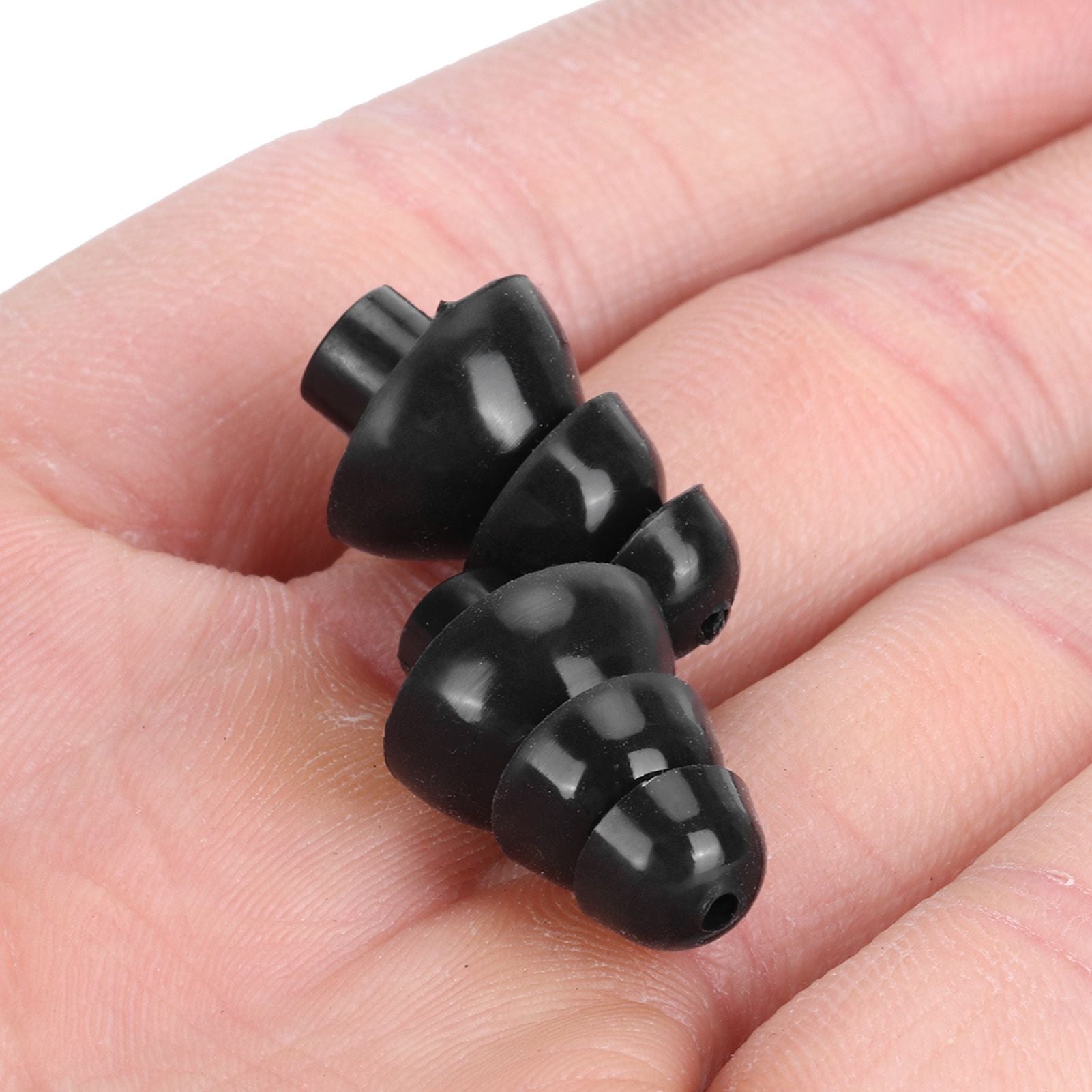 Black Ear Plugs Reusable Noise Reduction Waterproof Swimming Earplugs with Filter