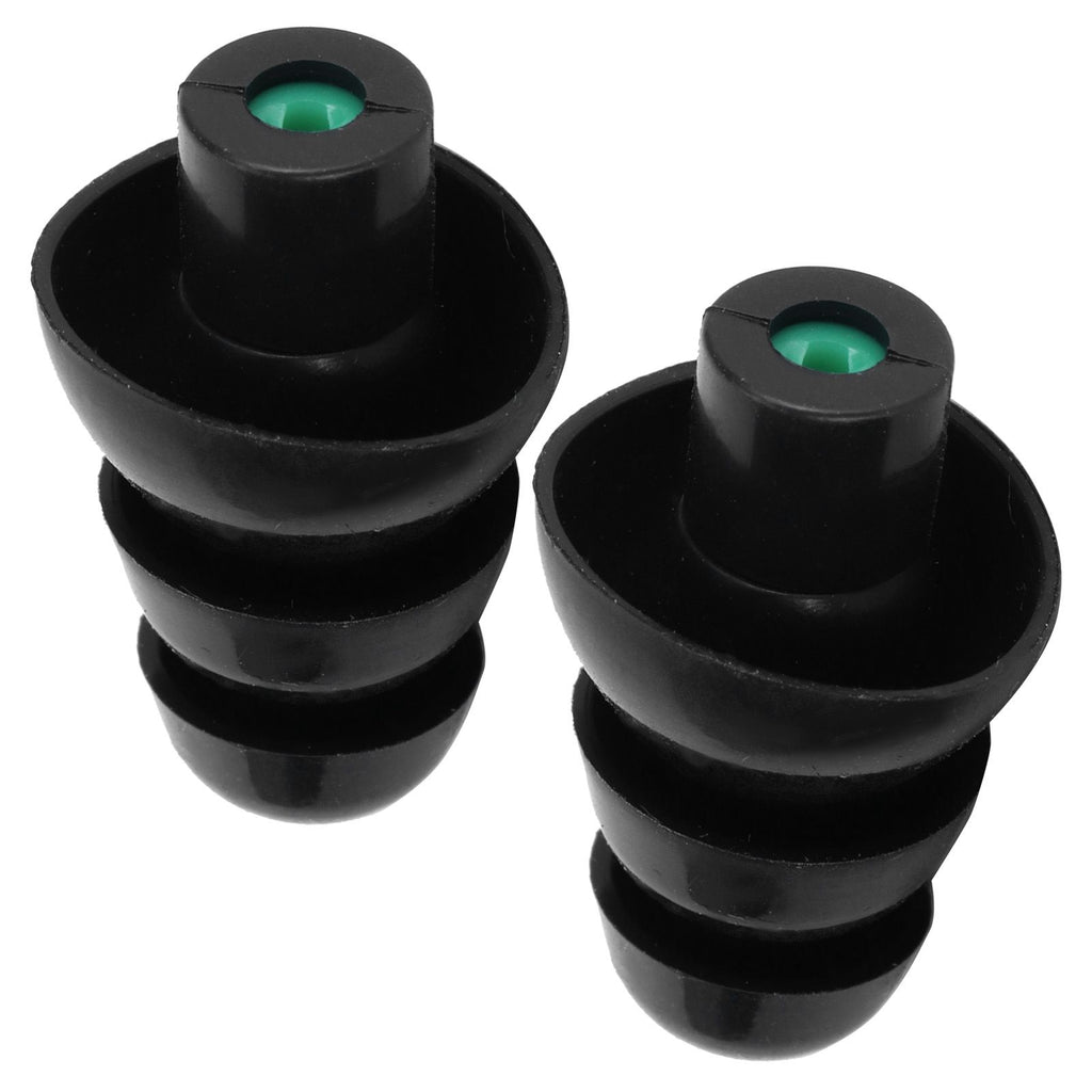 Black Ear Plugs Reusable Noise Reduction Waterproof Swimming Earplugs with Filter