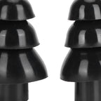 Black Ear Plugs Reusable Noise Reduction Waterproof Swimming Earplugs with Filter