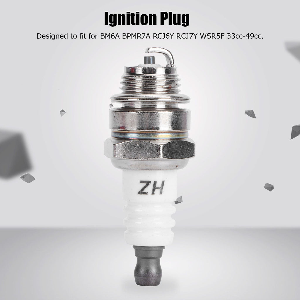 5Pcs L7T Ignition Plug Fit for BM6A BPMR7A RCJ6Y RCJ7Y WSR5F 33cc-49cc Trimmer Blower