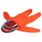 One Piece Beekeeping Suit with Veil Hood Children kids Beekeeping Protective Clothes(Orange L)