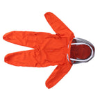 One Piece Beekeeping Suit with Veil Hood Children kids Beekeeping Protective Clothes(Orange L)