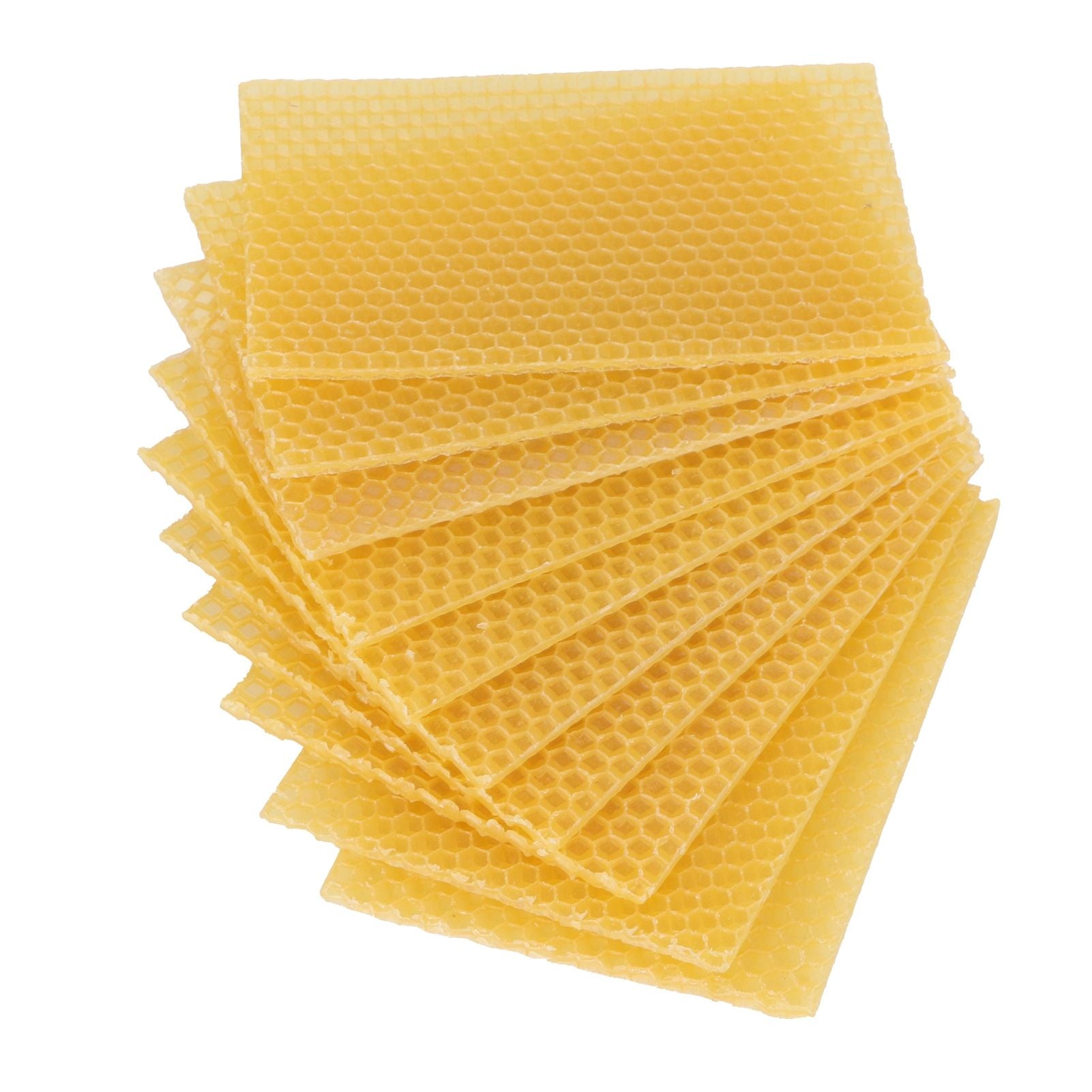 10Pcs Beekeeping Beeswax Foundation Beehive Wax Frame for Furniture Floor Polishing