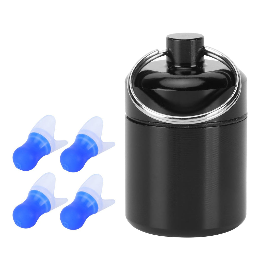 Waterproof Ear Plugs with Filter Noise Reduction Reusable Earplug Protector for SwimmingBlue Flying Earplug