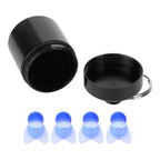 Waterproof Ear Plugs with Filter Noise Reduction Reusable Earplug Protector for SwimmingBlue Flying Earplug