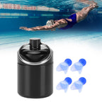 Waterproof Ear Plugs with Filter Noise Reduction Reusable Earplug Protector for SwimmingBlue Flying Earplug