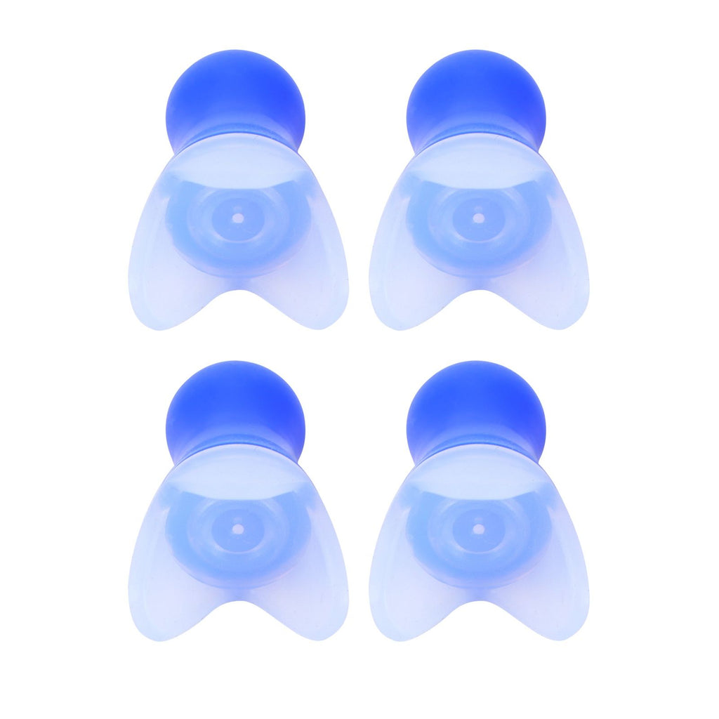 Waterproof Ear Plugs with Filter Noise Reduction Reusable Earplug Protector for SwimmingBlue Flying Earplug