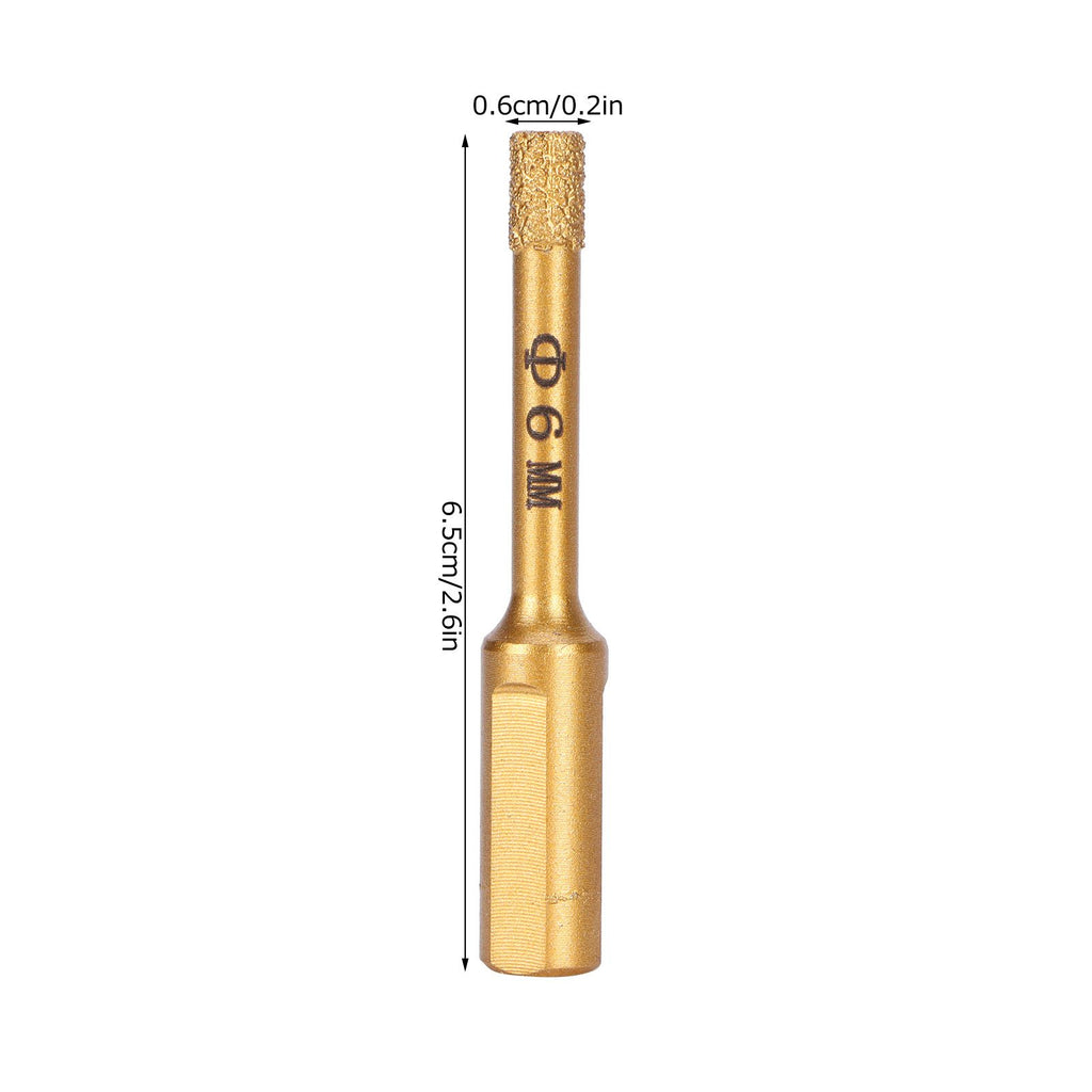 Diamond Drill Bit Hole Saw for Glass Granite Porcelain Tile Ceramic Marble Stone Drilling6mm