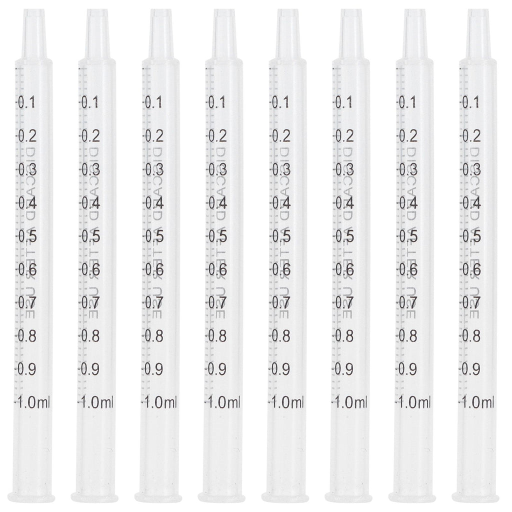 40Pcs Chicken Artificial Insemination Tool Injection Syringe Tube Poultry Farming Accessory