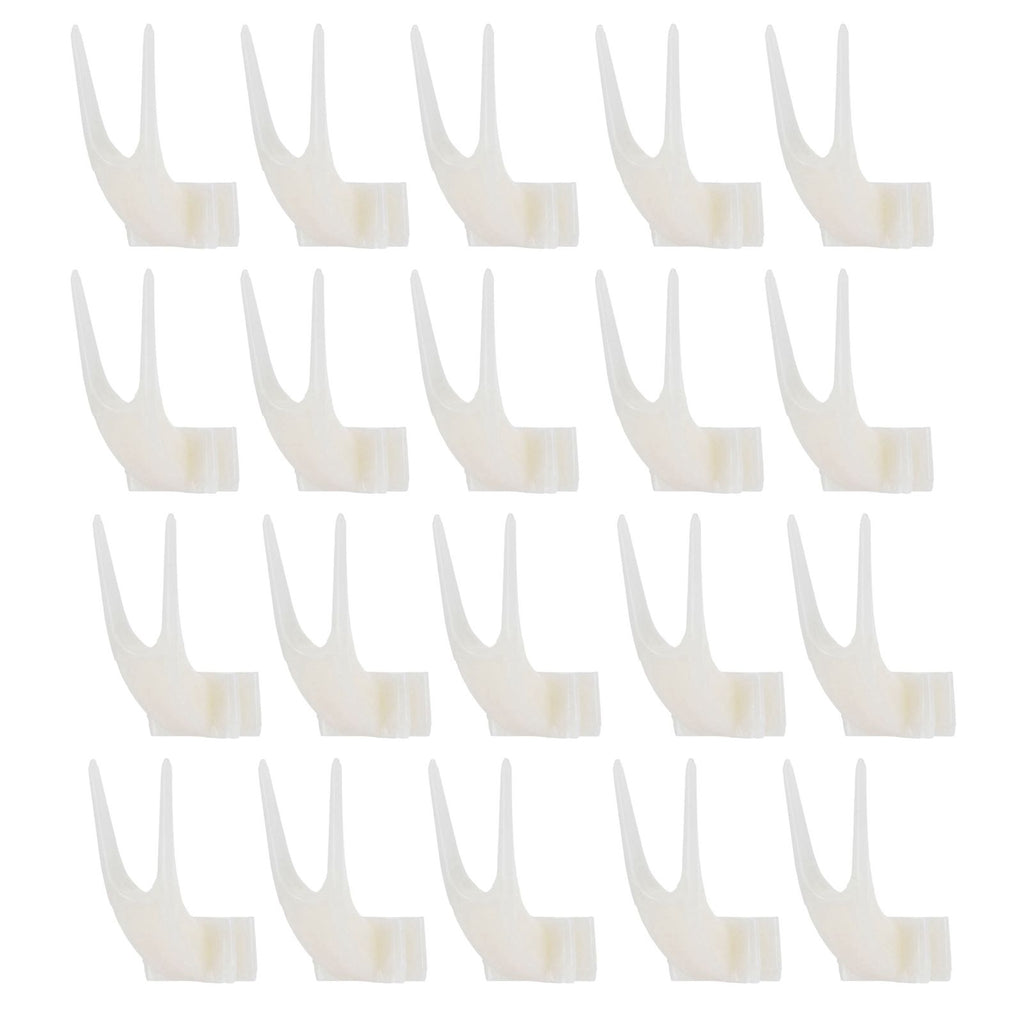 20Pcs Plastic Bird Fruit Fork Lightweight Pet Parrots Toy Bird Supplies Convenient Feeder