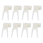 20Pcs Plastic Bird Fruit Fork Lightweight Pet Parrots Toy Bird Supplies Convenient Feeder