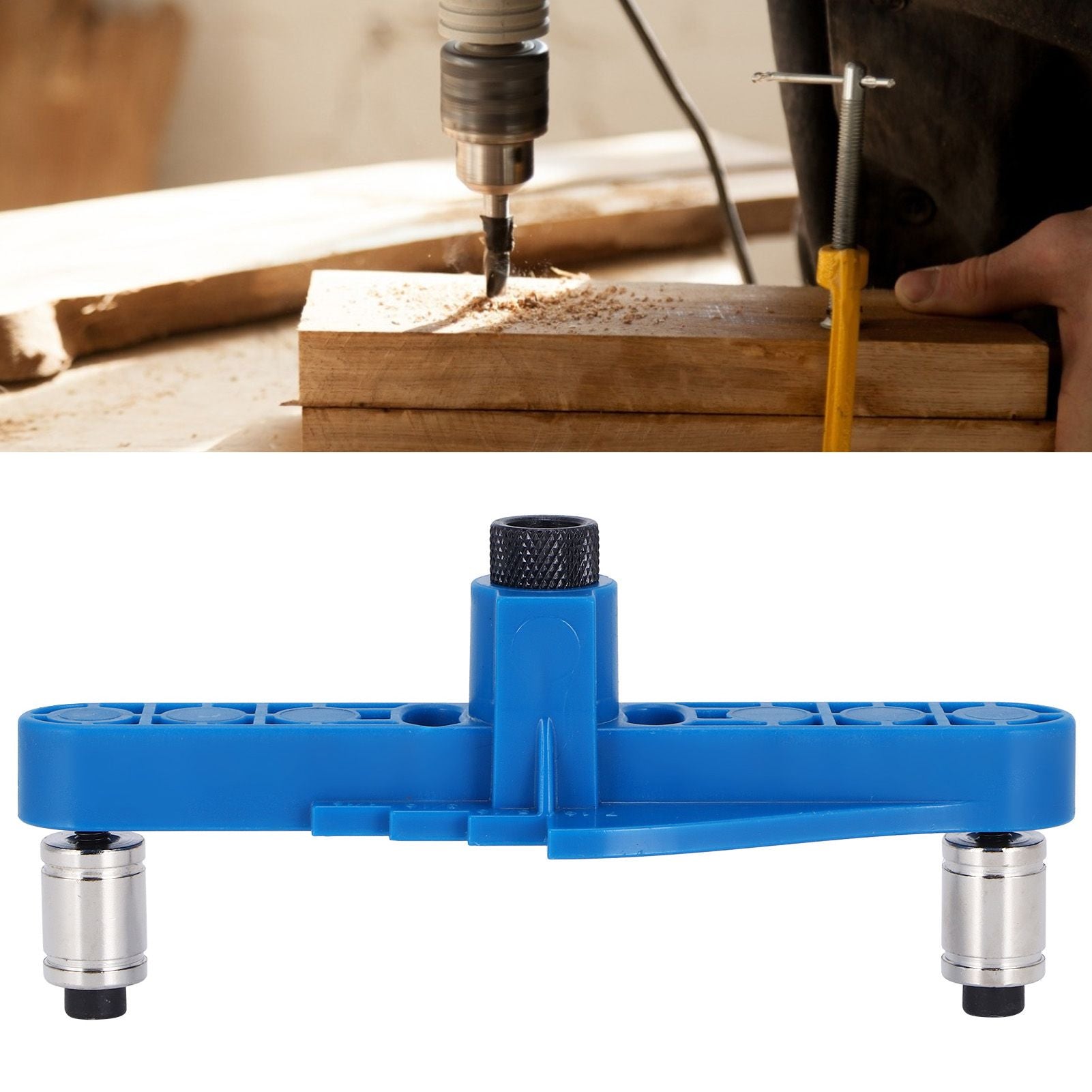 Dowel Jig Center Scriber Line Offset Systerm for Woodworking Drilling and Marking Tool