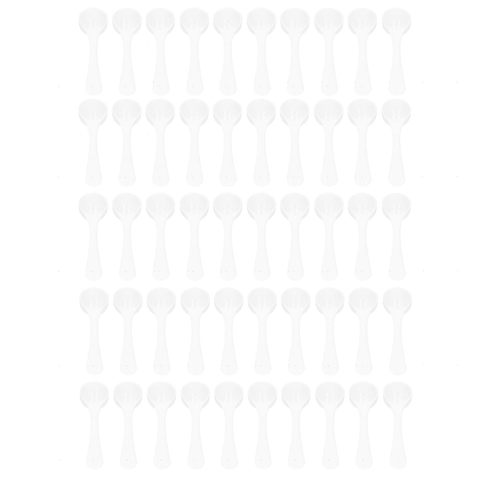 50PCS 5 ml Plastic Measuring Spoon Medicine Powder Fertilizer Scoop Gardening Supplies