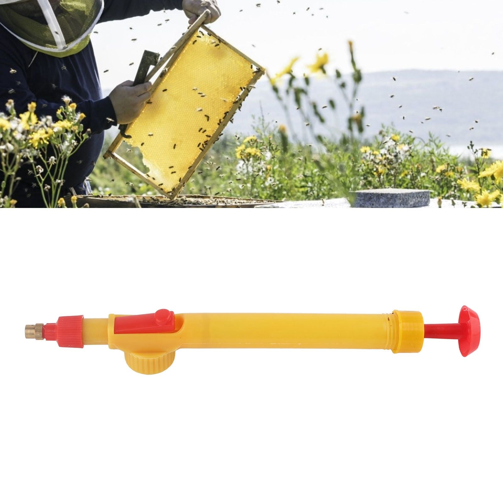 Water Bottle Sprayer Air Pressure Spray Nozzle Manual Sprayer Beekeeping Equipment Tool
