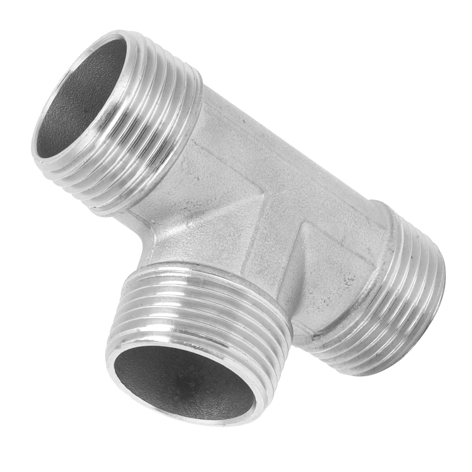 T Shaped Connector G1in Male Thread Stainless Steel Tee Adapter Hardware Pipe Fittings