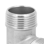 T Shaped Connector G1in Male Thread Stainless Steel Tee Adapter Hardware Pipe Fittings