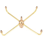 G1/2 Female Thread G3/4 Male Thread 4 Arm Rotate Water Fountain Nozzle Spray Head Sprinkler for Garden Pond
