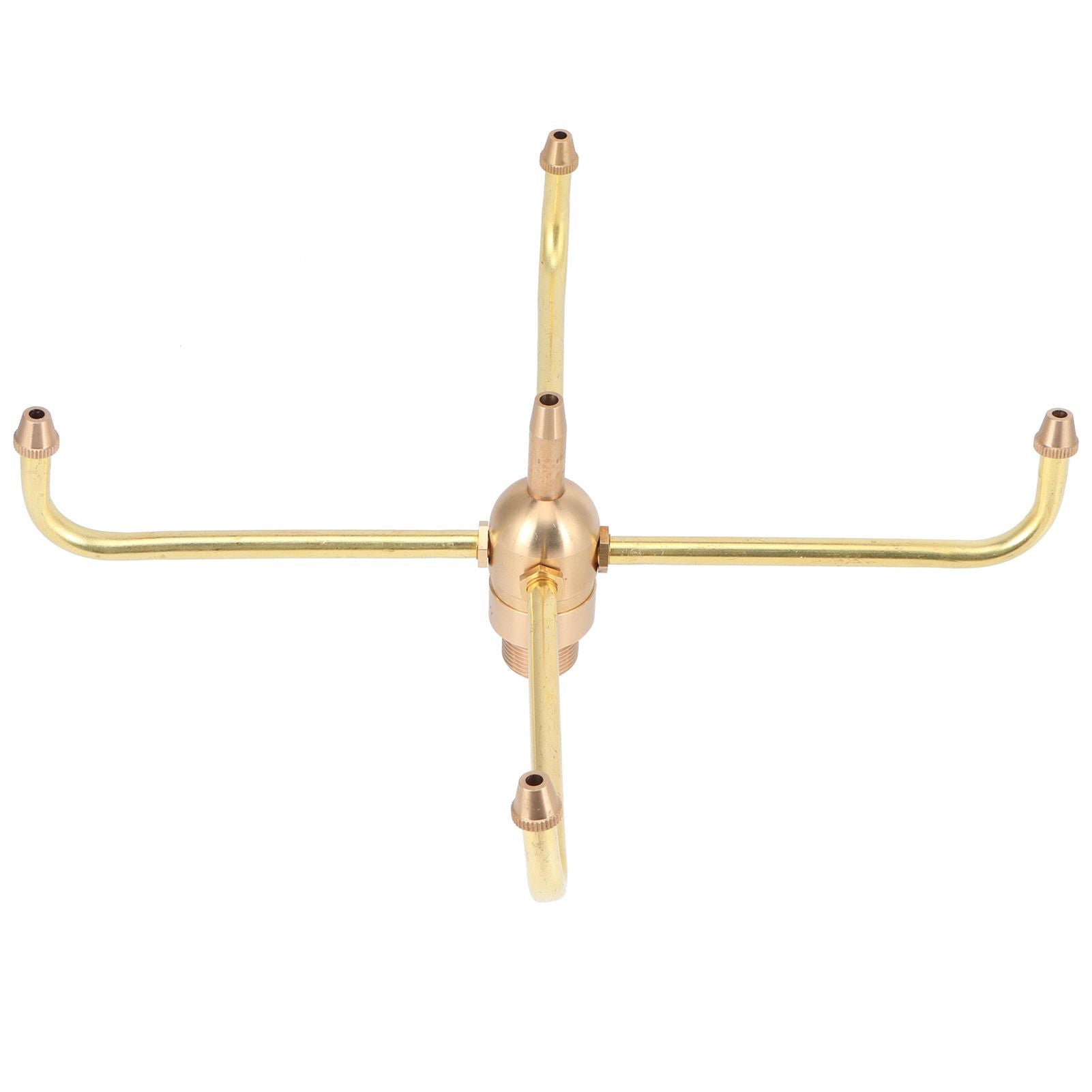 G1/2 Female Thread G3/4 Male Thread 4 Arm Rotate Water Fountain Nozzle Spray Head Sprinkler for Garden Pond