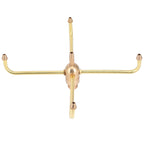 G1/2 Female Thread G3/4 Male Thread 4 Arm Rotate Water Fountain Nozzle Spray Head Sprinkler for Garden Pond