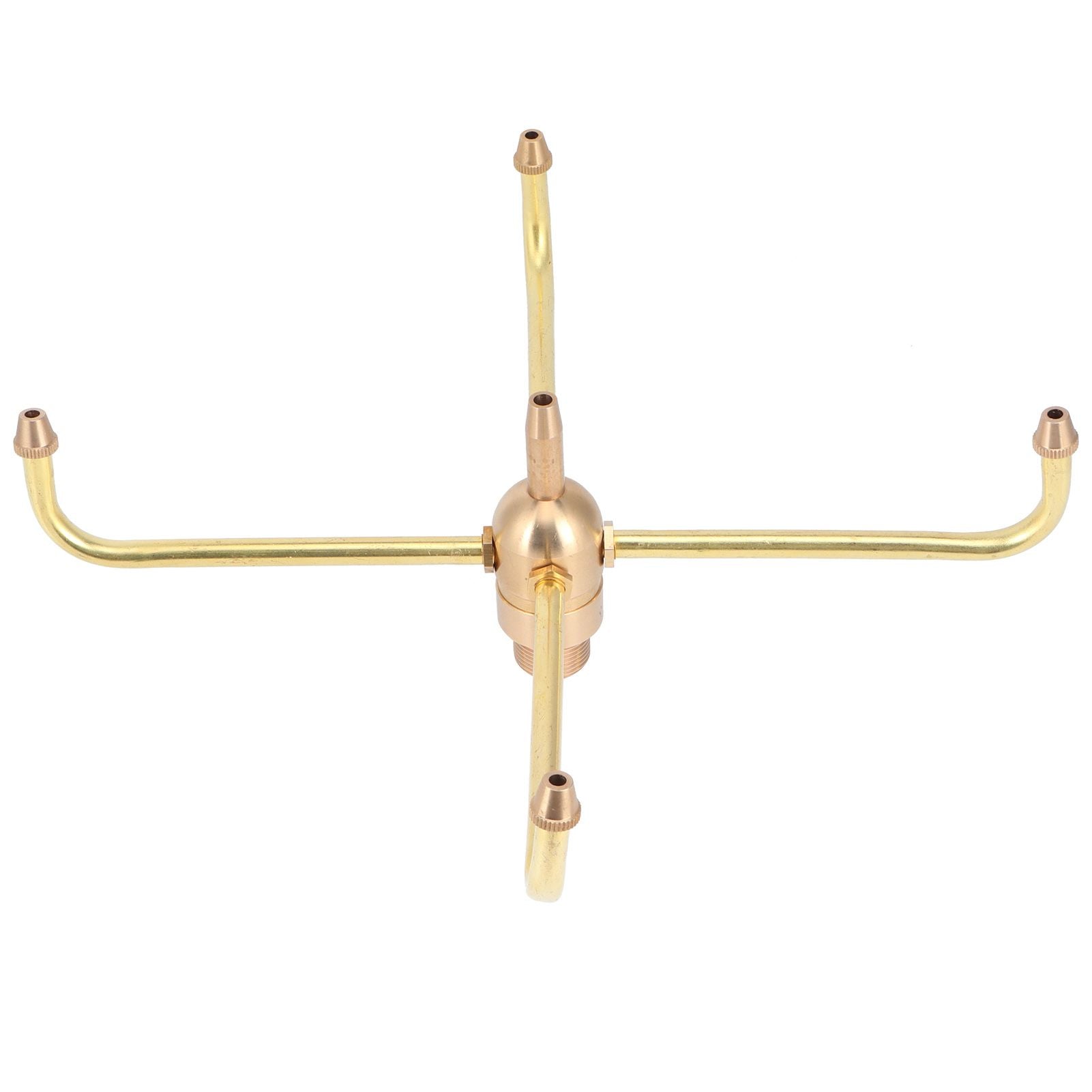 G1/2 Female Thread G3/4 Male Thread 4 Arm Rotate Water Fountain Nozzle Spray Head Sprinkler for Garden Pond