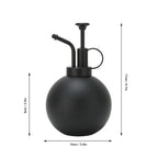 500ml Watering Pot Vintage Hand Press Spray Bottle Garden Balcony Accessory Black