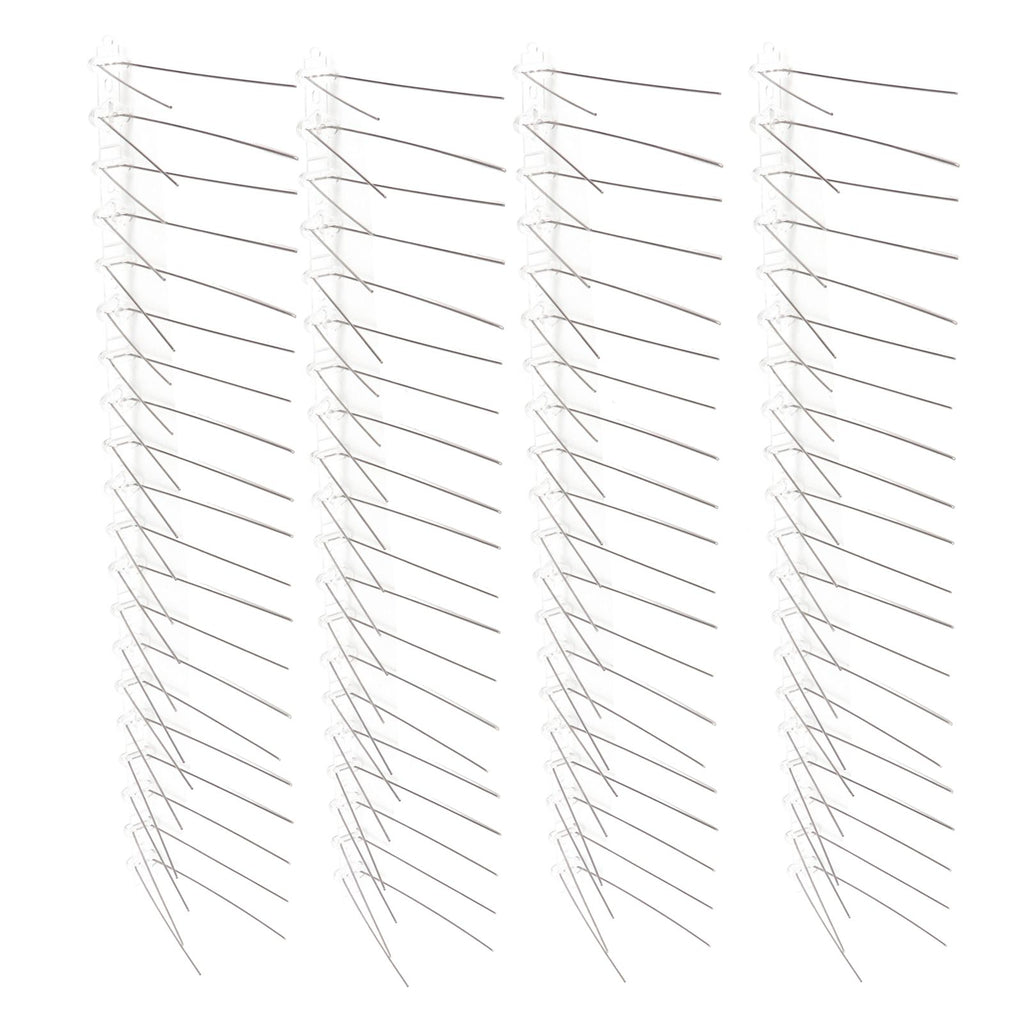 6Pcs Anti Bird Spike Stainless Steel Outdoor Birds Pigeons Repellent Tool Fence Wall Accessory