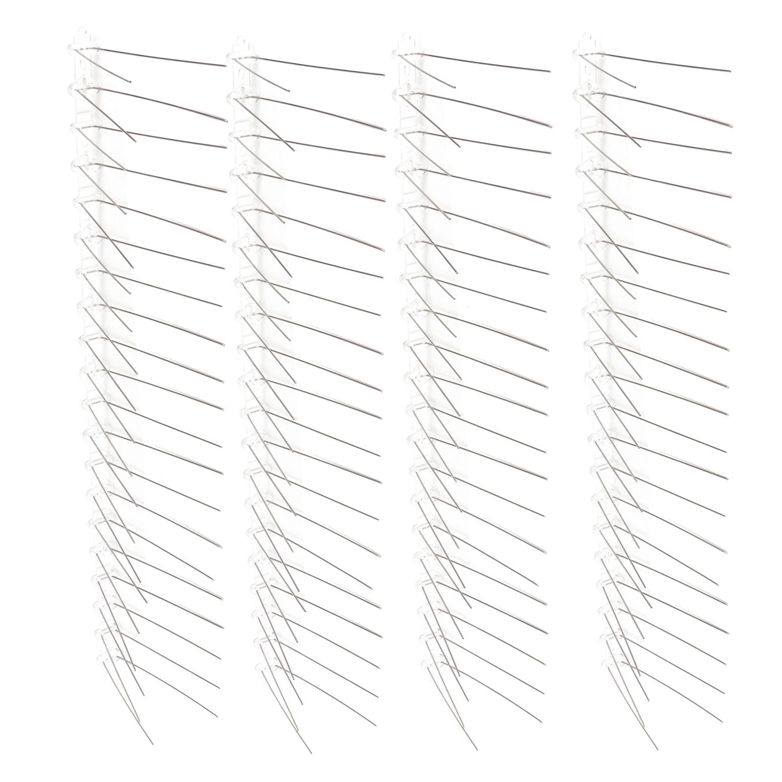 6Pcs Anti Bird Spike Stainless Steel Outdoor Birds Pigeons Repellent Tool Fence Wall Accessory
