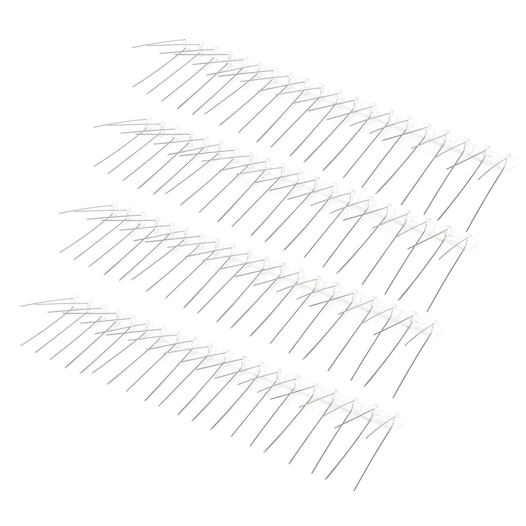 6Pcs Anti Bird Spike Stainless Steel Outdoor Birds Pigeons Repellent Tool Fence Wall Accessory