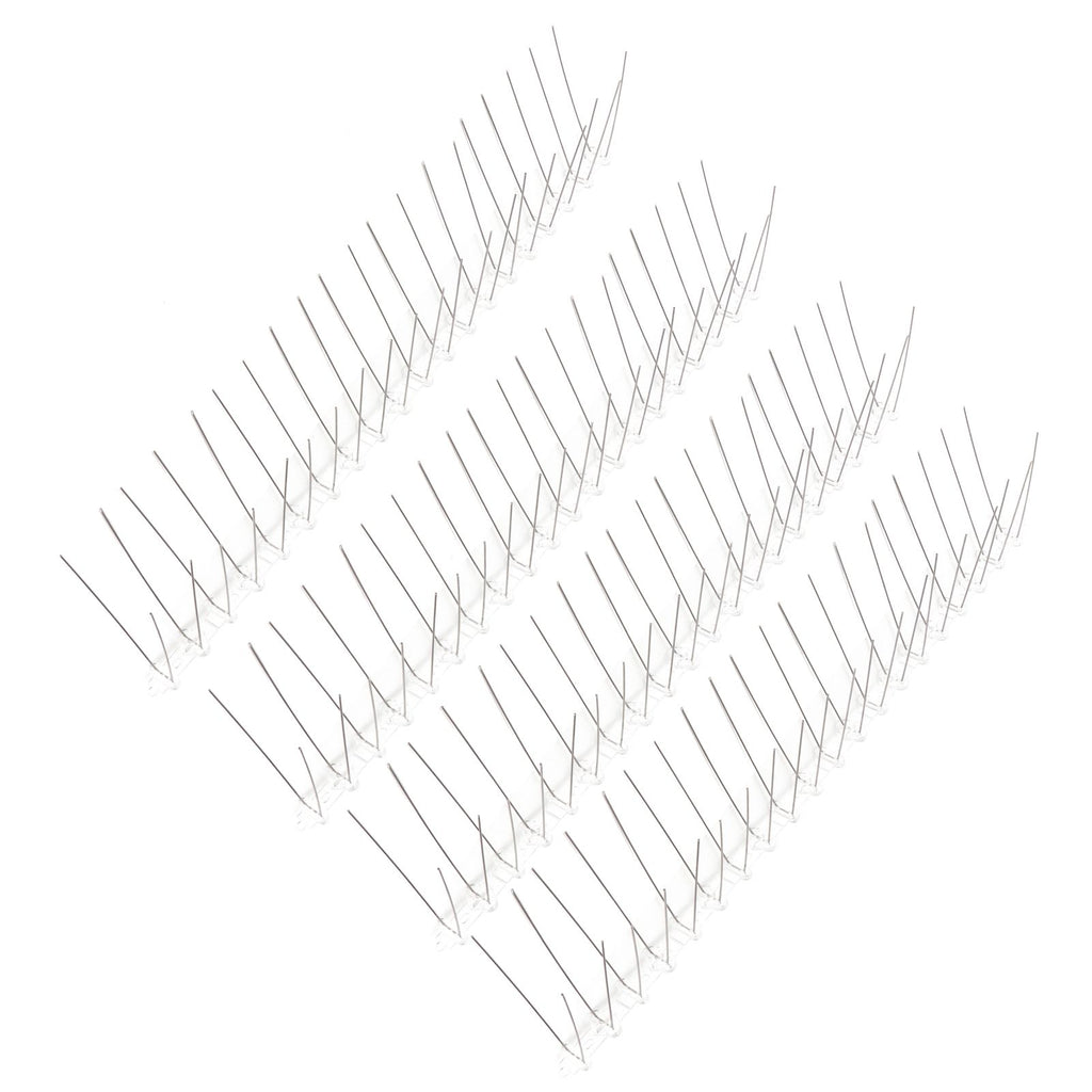 6Pcs Anti Bird Spike Stainless Steel Outdoor Birds Pigeons Repellent Tool Fence Wall Accessory