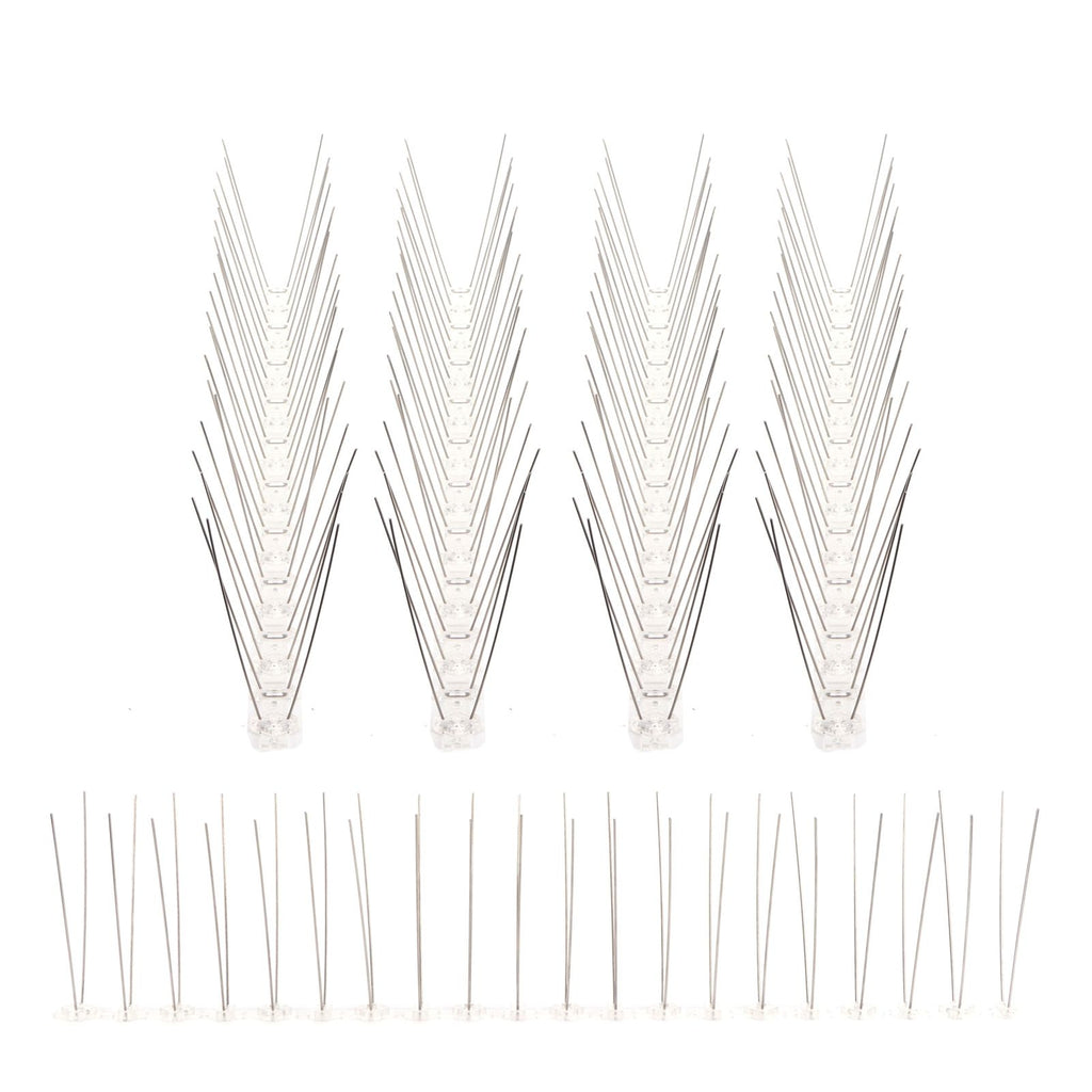 6Pcs Anti Bird Spike Stainless Steel Outdoor Birds Pigeons Repellent Tool Fence Wall Accessory
