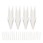 6Pcs Anti Bird Spike Stainless Steel Outdoor Birds Pigeons Repellent Tool Fence Wall Accessory