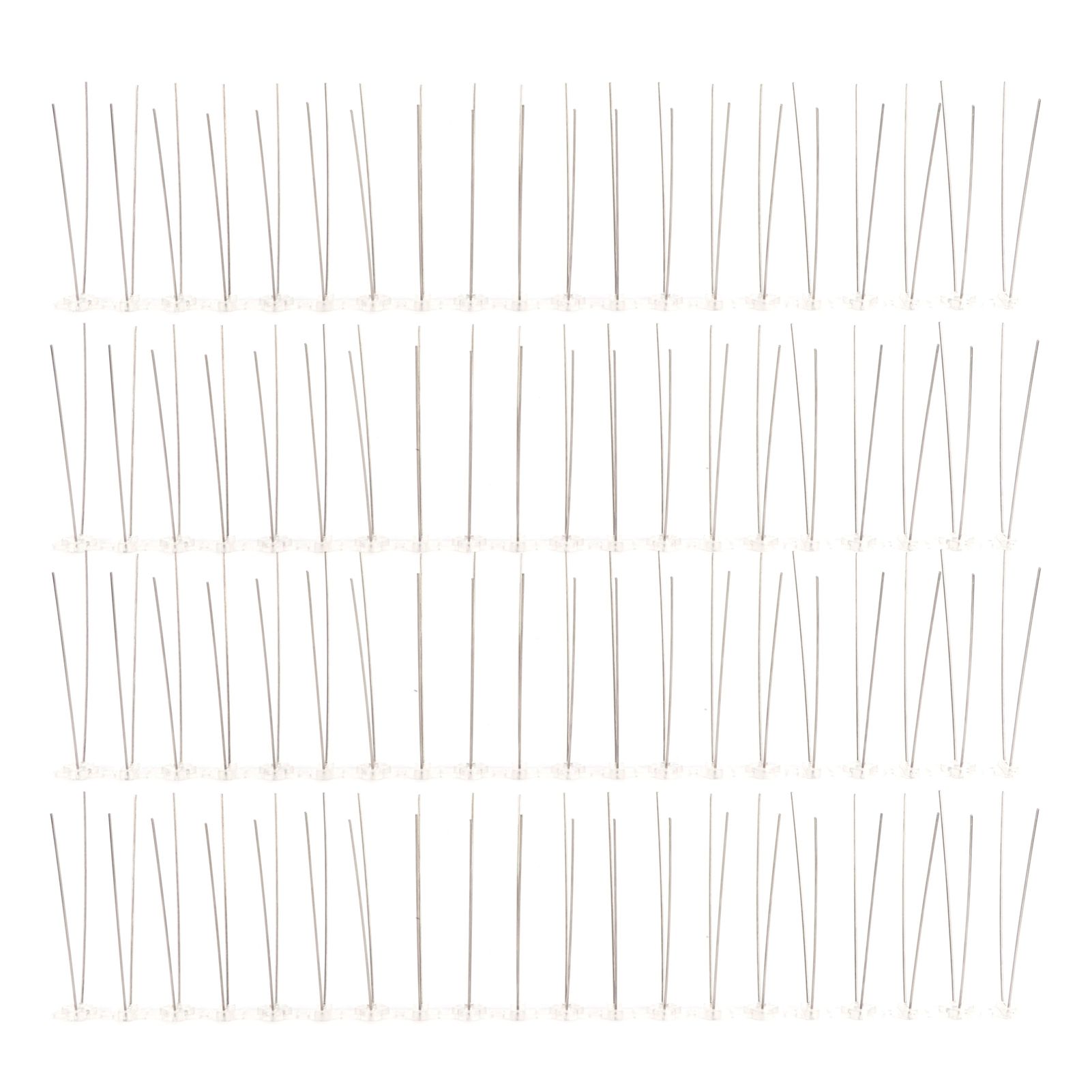6Pcs Anti Bird Spike Stainless Steel Outdoor Birds Pigeons Repellent Tool Fence Wall Accessory