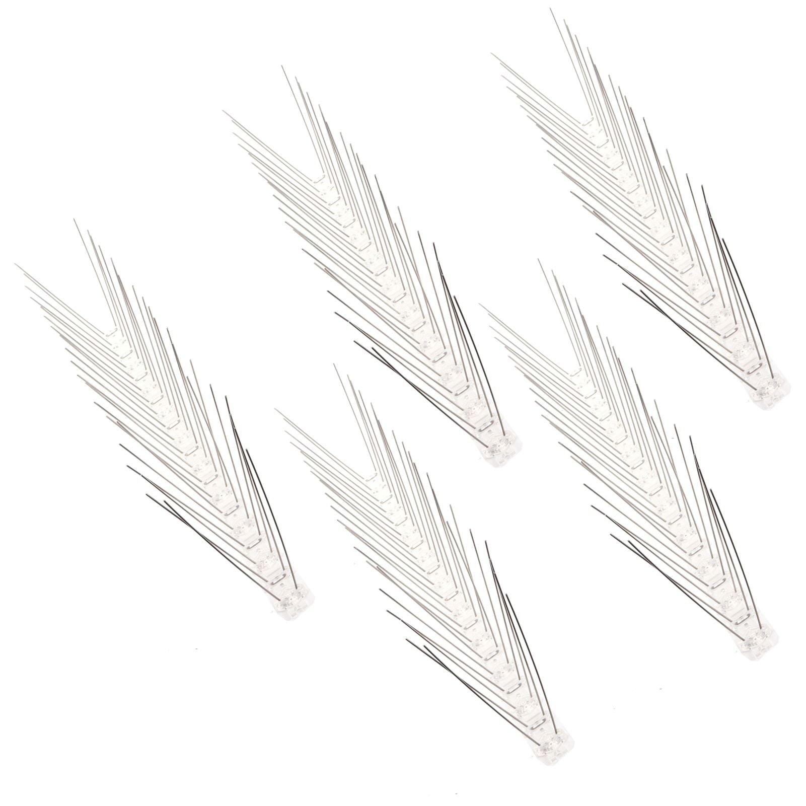 6Pcs Anti Bird Spike Stainless Steel Outdoor Birds Pigeons Repellent Tool Fence Wall Accessory