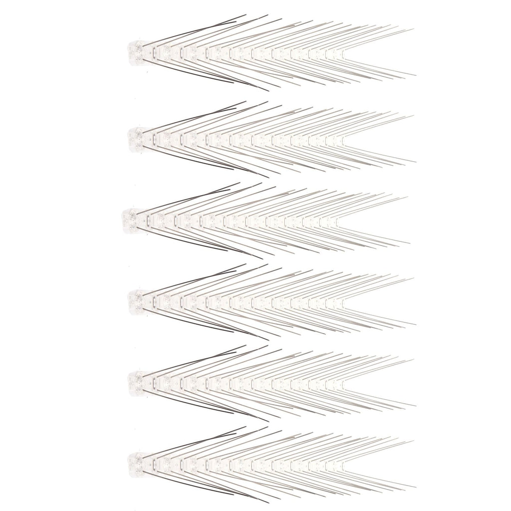 6Pcs Anti Bird Spike Stainless Steel Outdoor Birds Pigeons Repellent Tool Fence Wall Accessory