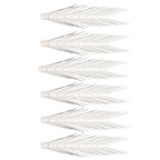 6Pcs Anti Bird Spike Stainless Steel Outdoor Birds Pigeons Repellent Tool Fence Wall Accessory