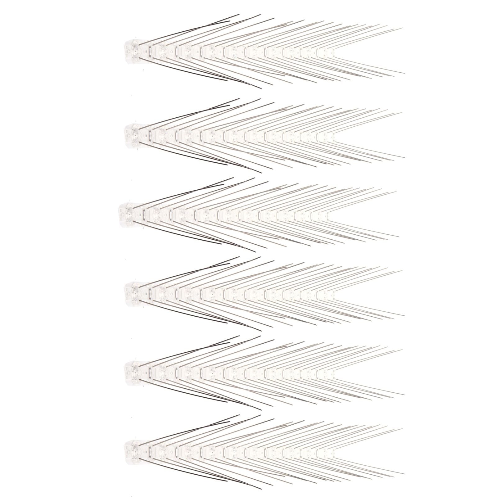 6Pcs Anti Bird Spike Stainless Steel Outdoor Birds Pigeons Repellent Tool Fence Wall Accessory