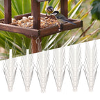 6Pcs Anti Bird Spike Stainless Steel Outdoor Birds Pigeons Repellent Tool Fence Wall Accessory