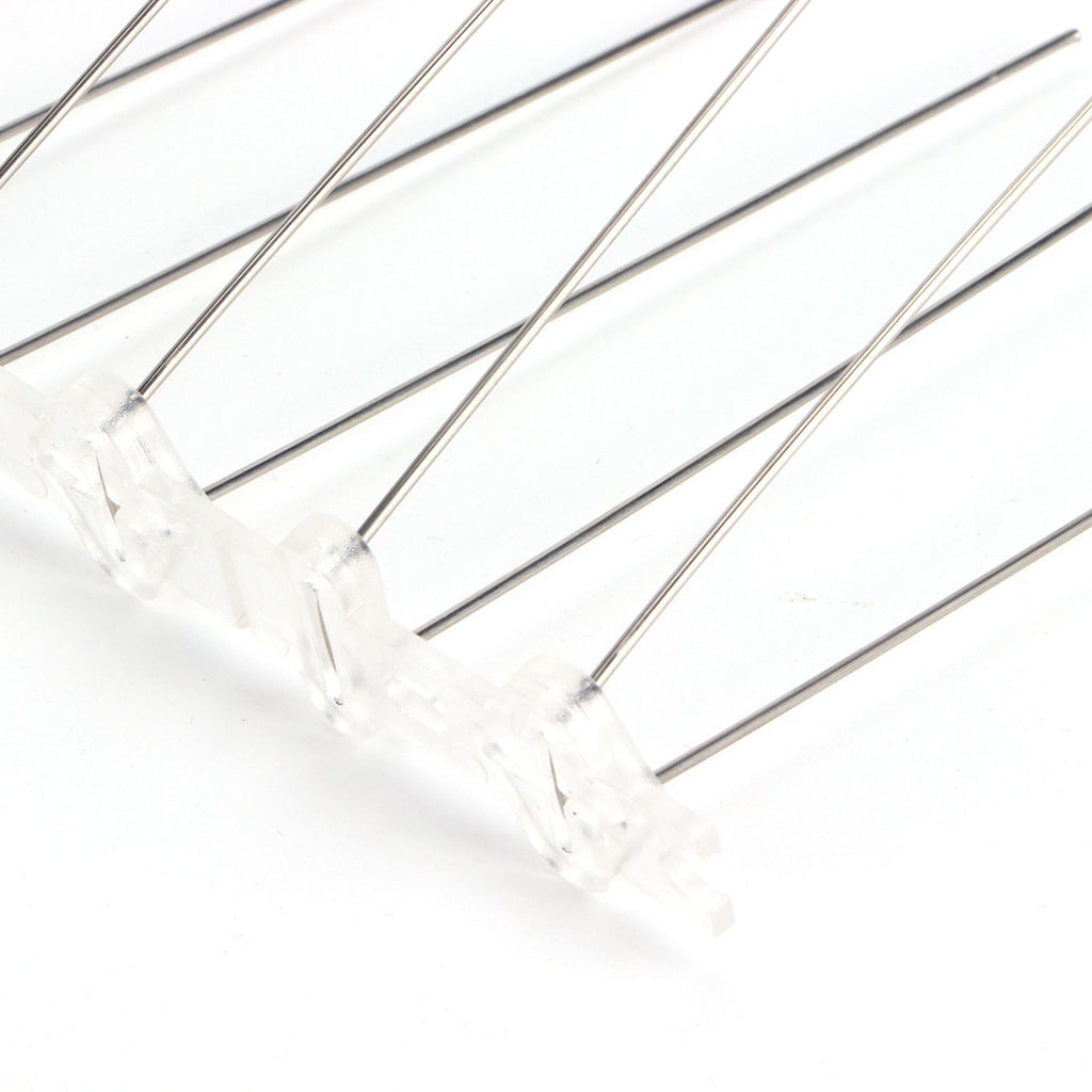 6Pcs Anti Bird Spike Stainless Steel Outdoor Birds Pigeons Repellent Tool Fence Wall Accessory