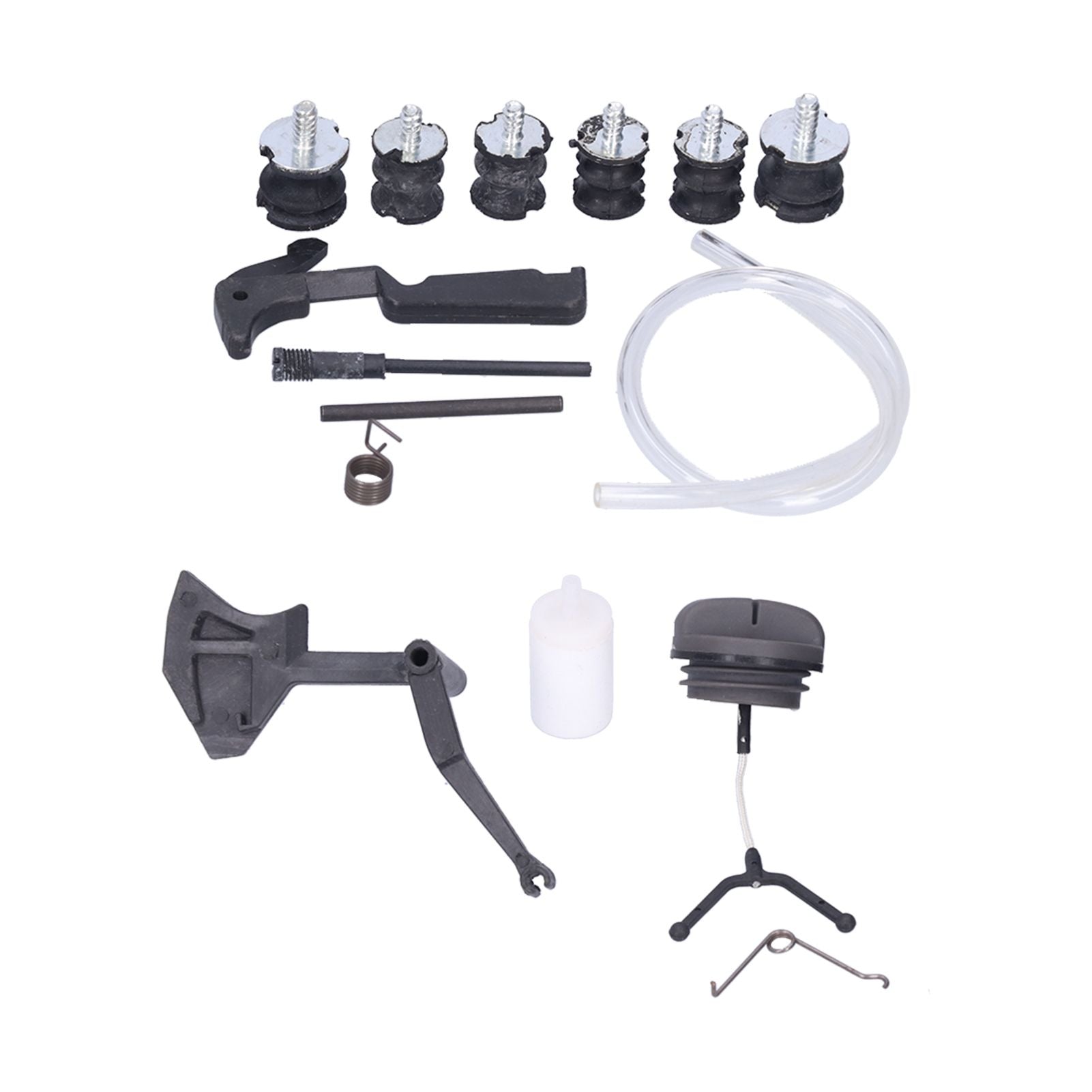Throttle Trigger Catch Spring Pin Fuel Tank Vent Cap Kit Fit for Husqvarna 268 61 66 266 272