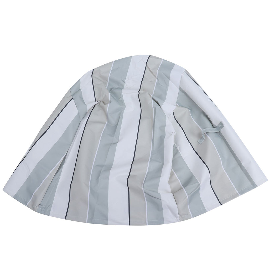Water Resistant Chair Cover Indoor Outdoor Garden Patio Furniture Dust Cover ProtectorStripe 68.5x73.5x51x89cm