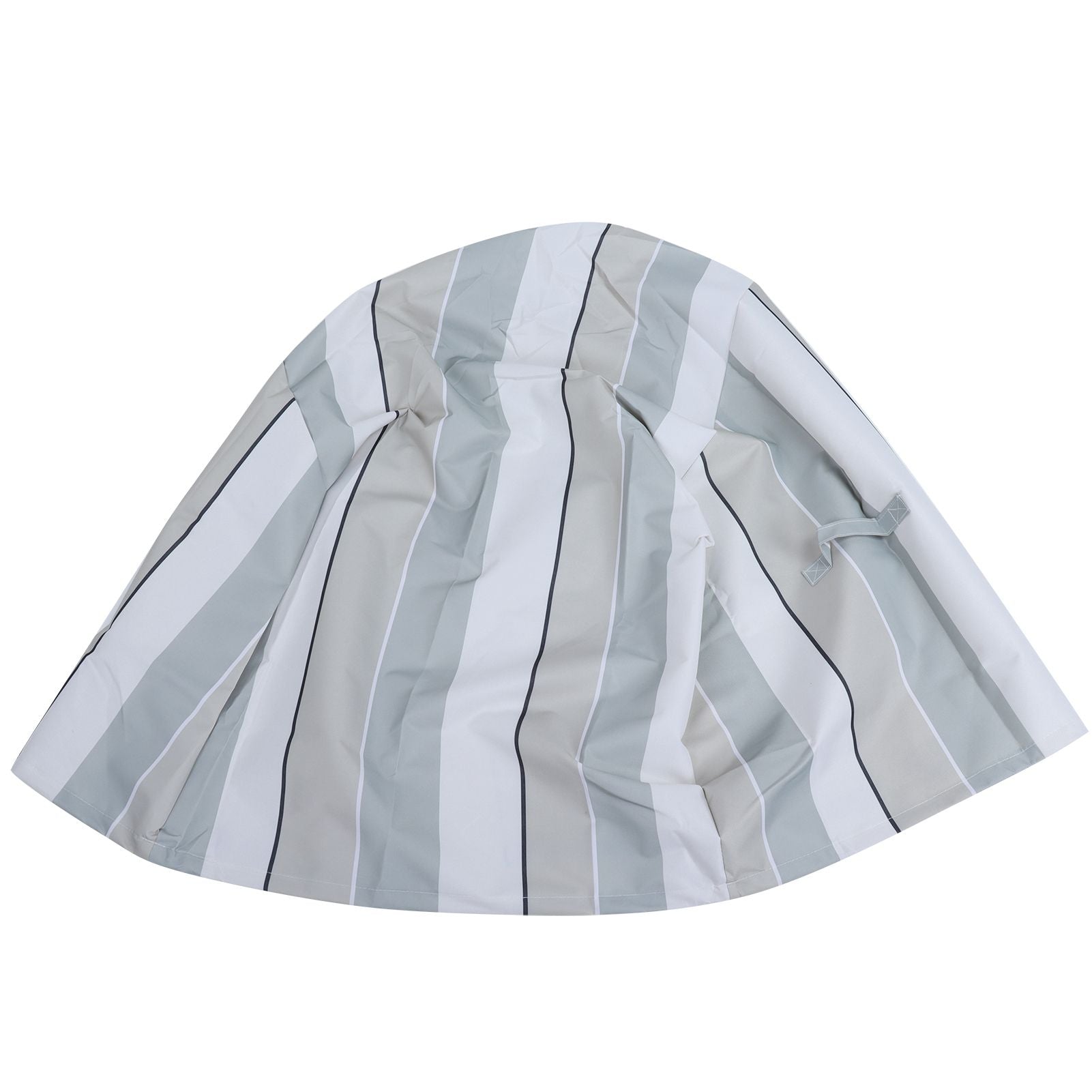 Water Resistant Chair Cover Indoor Outdoor Garden Patio Furniture Dust Cover ProtectorStripe 68.5x73.5x51x89cm