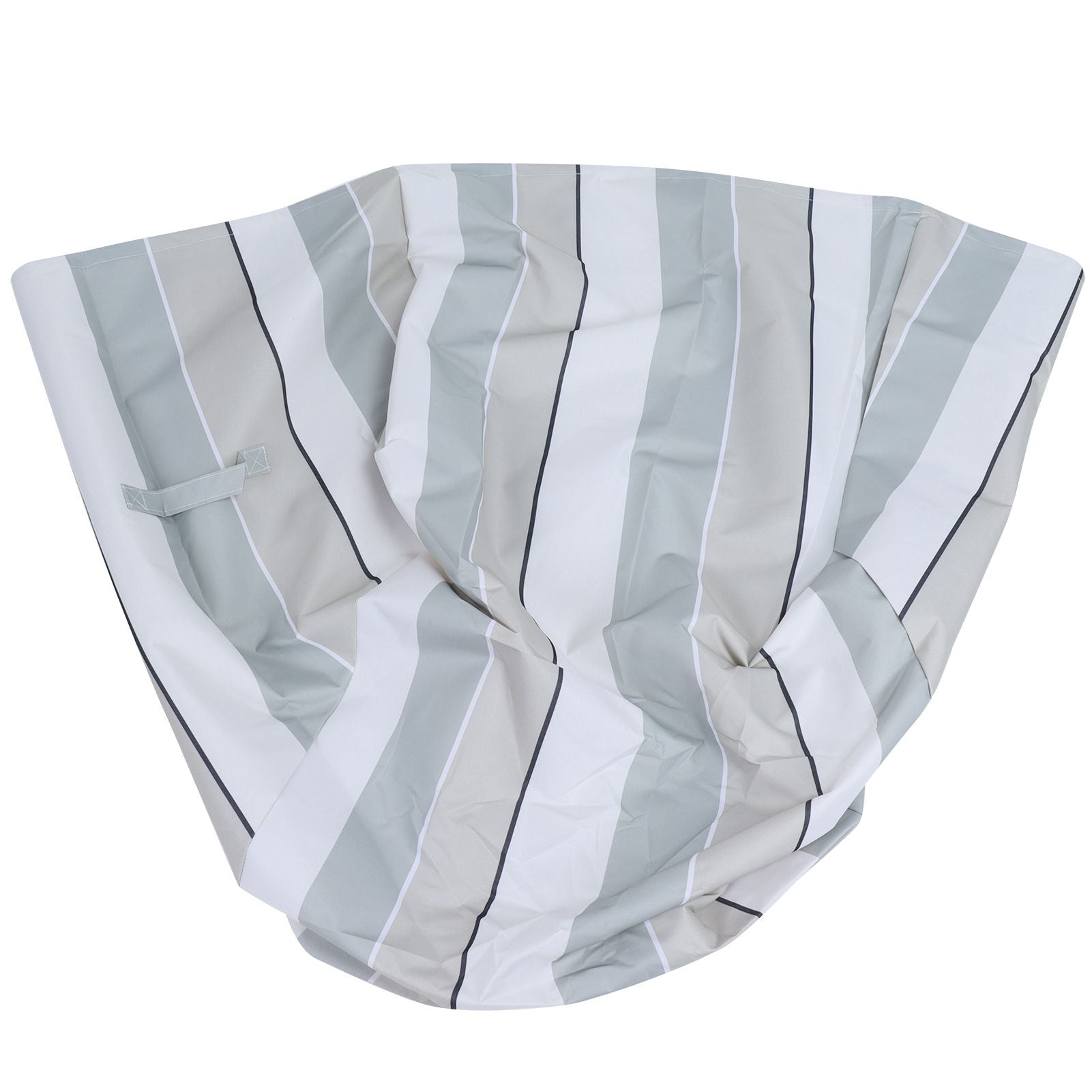 Water Resistant Chair Cover Indoor Outdoor Garden Patio Furniture Dust Cover ProtectorStripe 68.5x76x51x106.5cm
